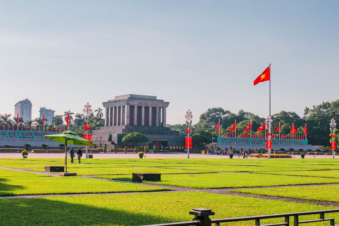 Ho Chi Minh Mausoleum in Ba Dinh Square, Hanoi