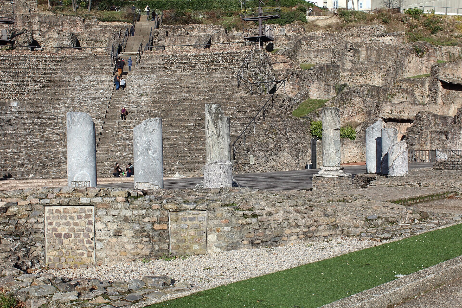 The Roman theatre of Fourviere in Lyon