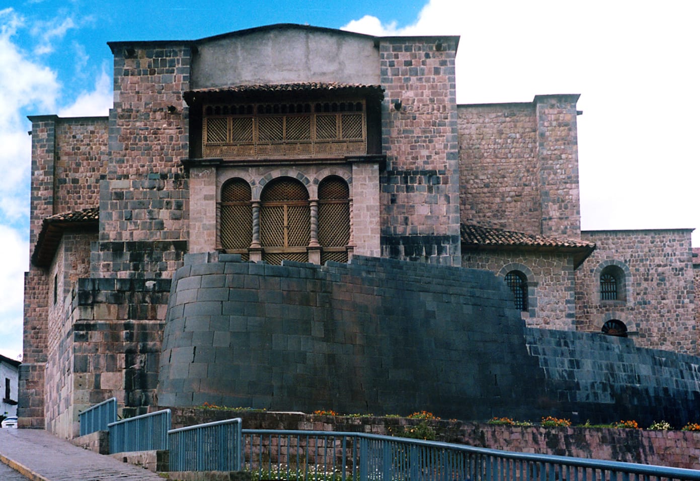 Inca stonework of Qorikancha beneath the Santo Domingo convent in Cusco