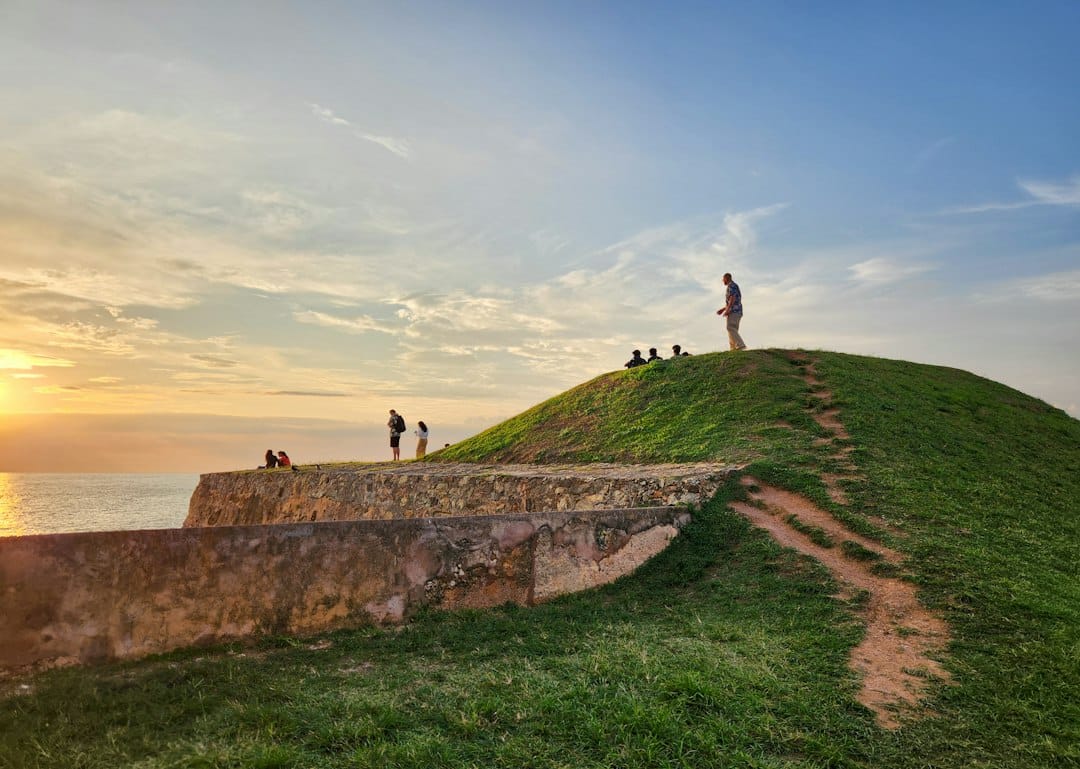 Sunset from the ramparts of Galle Fort