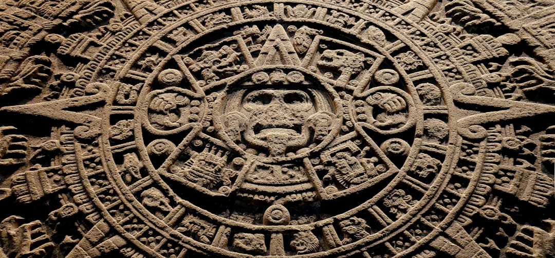 The Aztec Sun Stone at the Anthropology Museum