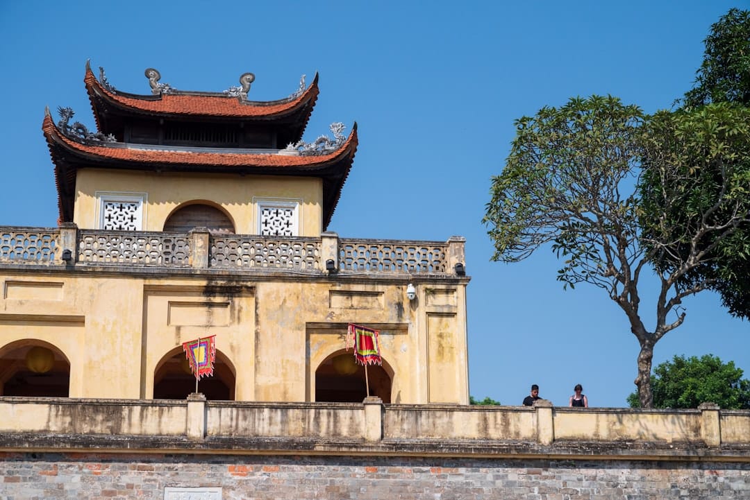 Doan Mon gate at the Imperial Citadel of Thang Long, Hanoi