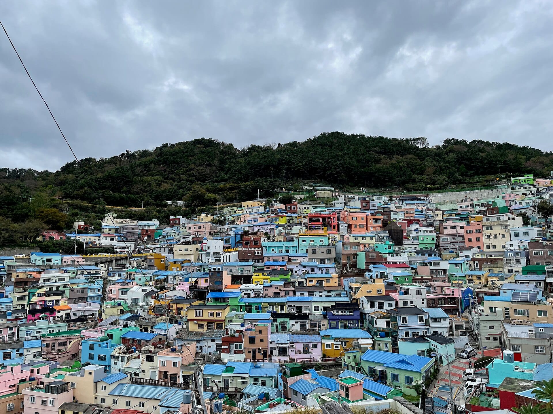 Pastel terraced houses of Gamcheon Culture Village, Busan