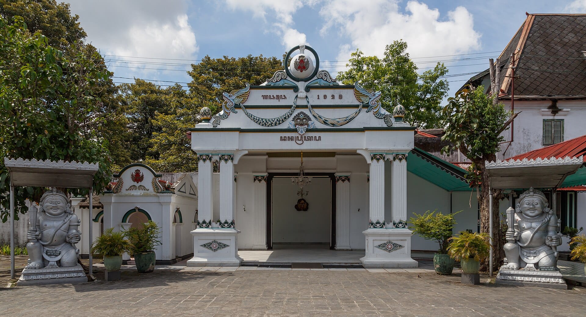 A pavilion inside the Kraton, the Sultan's Palace in Yogyakarta