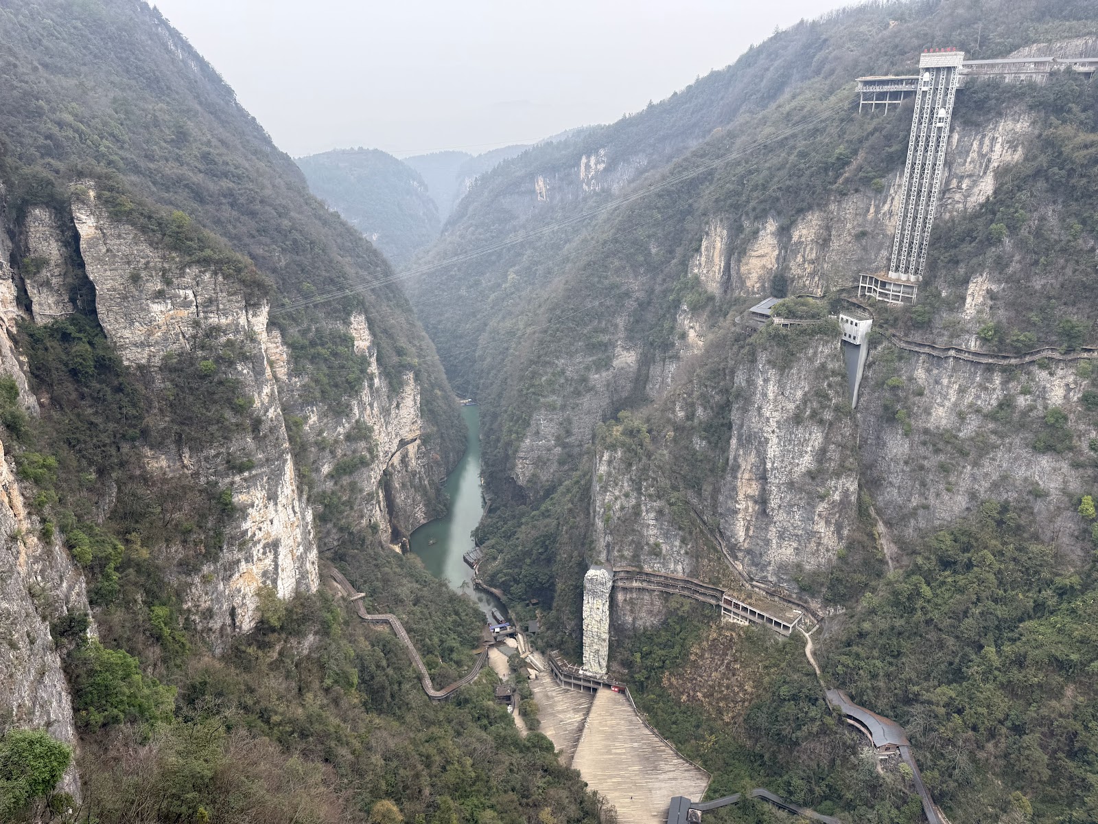 Glass Bridge at Zhangjiajie Grand Canyon photo 2