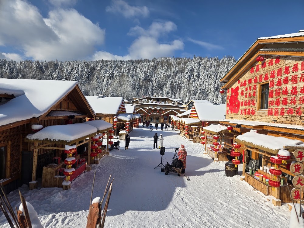 雪乡 梦幻家园 snow town