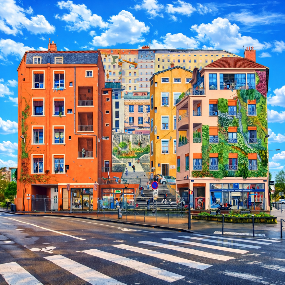 Mur des Canuts (Fresco of Lyon)