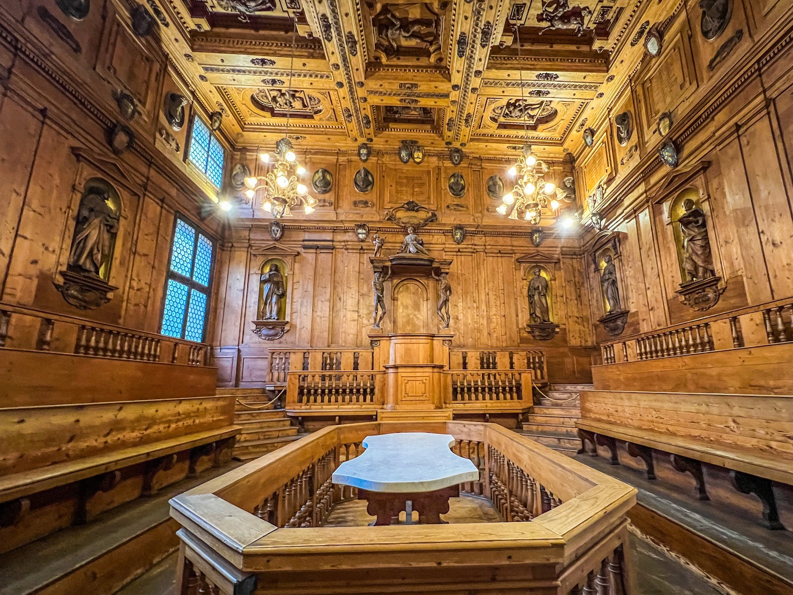The Anatomical Theatre of the Archiginnasio