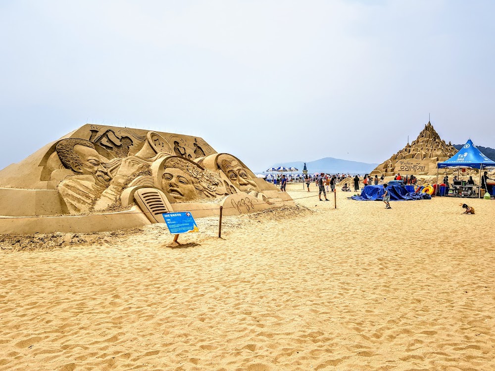 Sunset at Haeundae Beach photo 3
