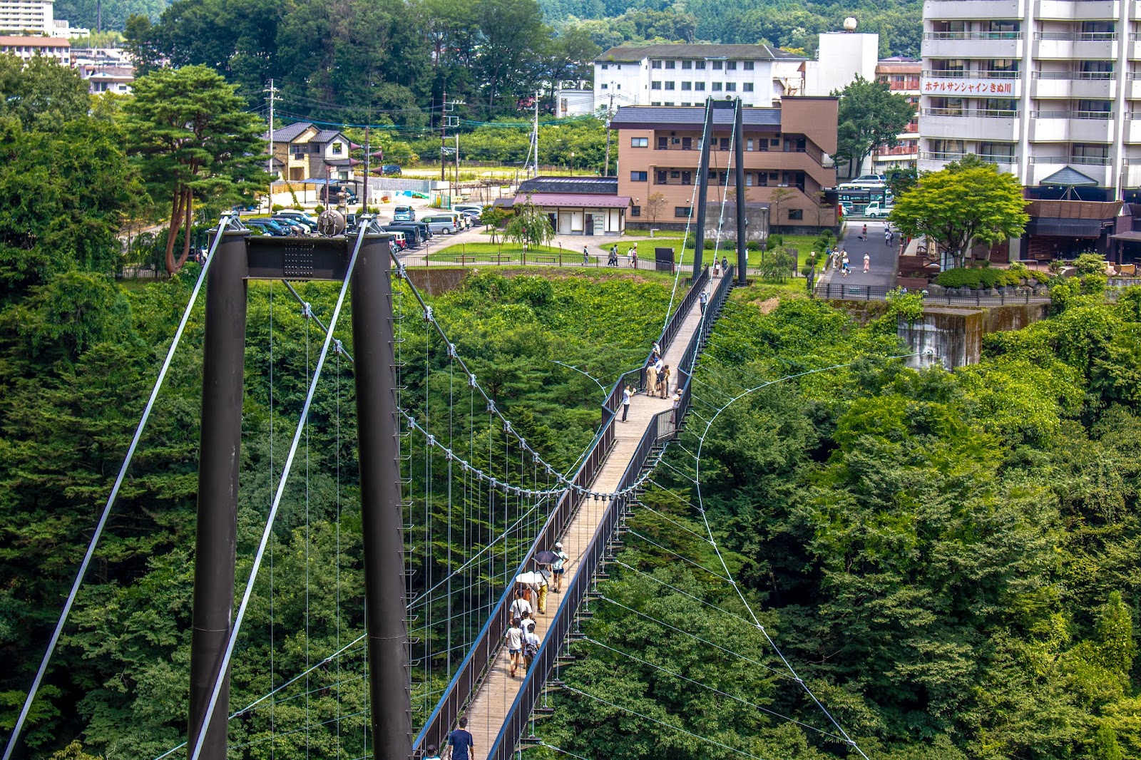 Kinu-Tateiwa Otsuribashi Suspension Bridge