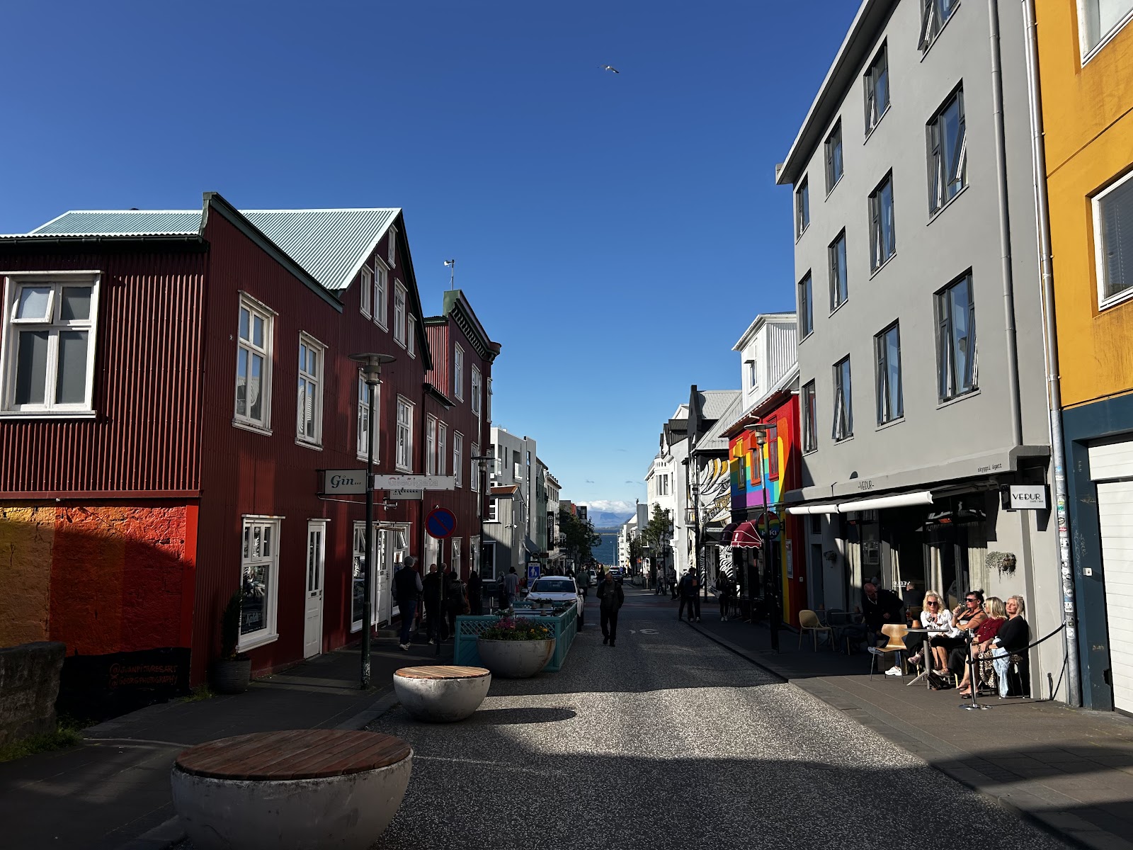 Laugavegur shopping street