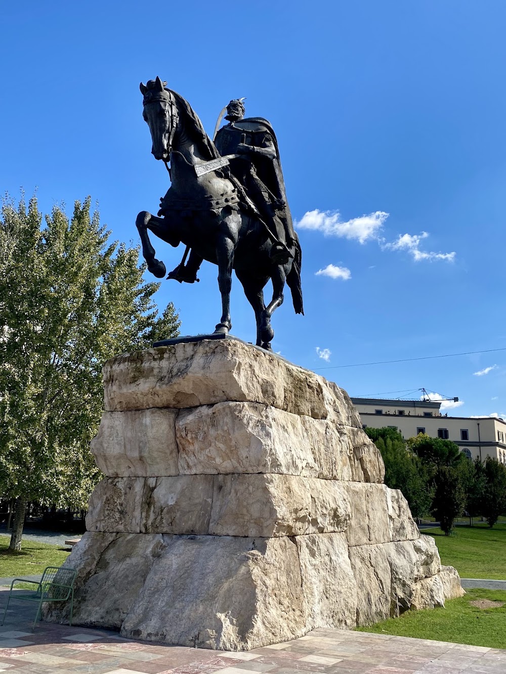Skanderbeg Statue